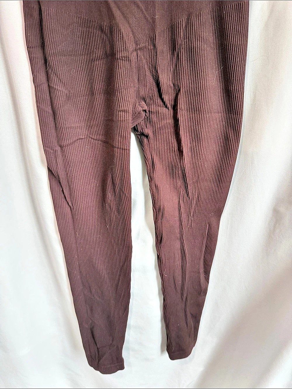 Brown Ribbed Jumpsuit - Picture 6 of 6